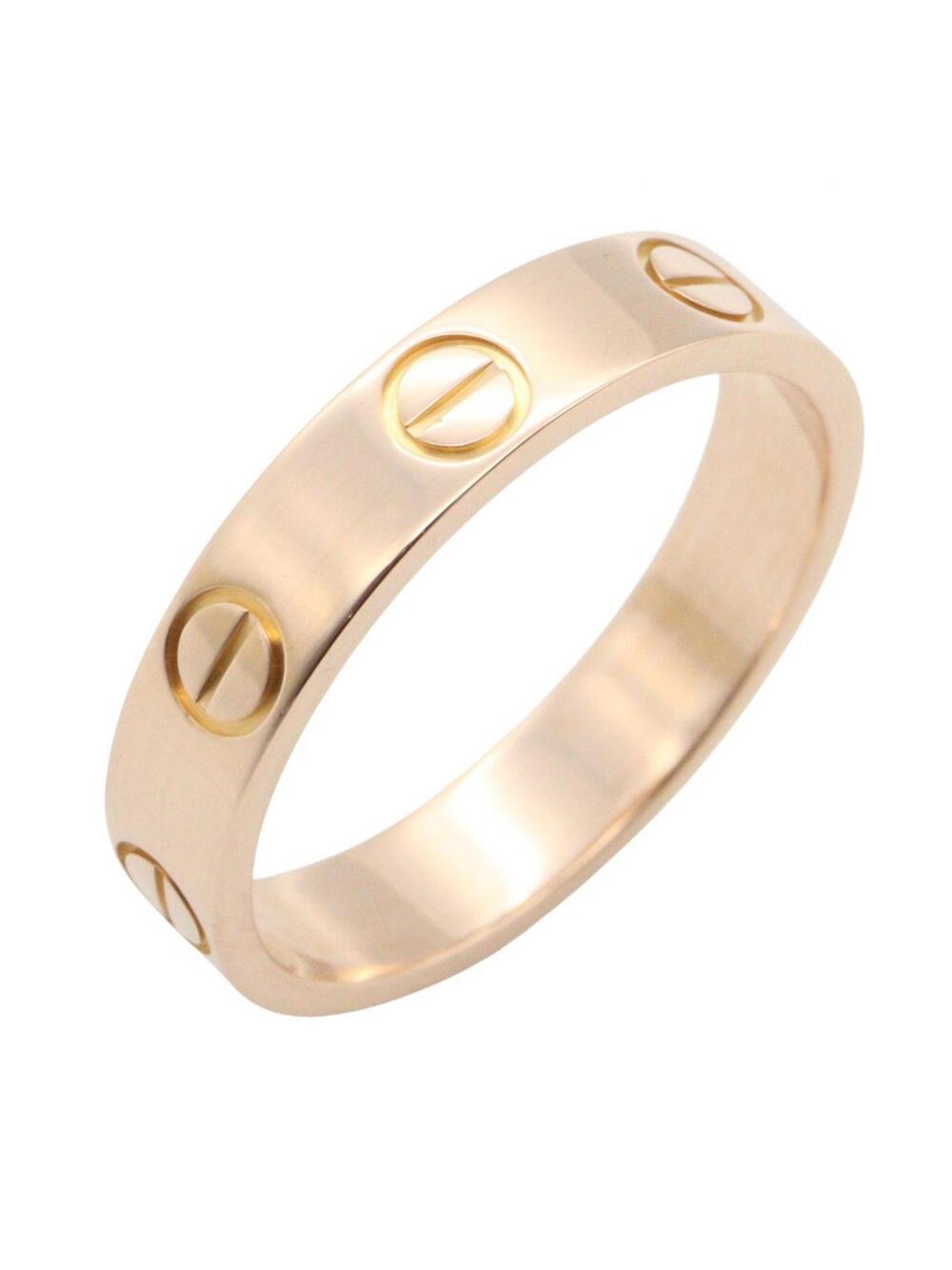 Cartier Mini Love Ring 18Krg Pink Rose #304148C14B